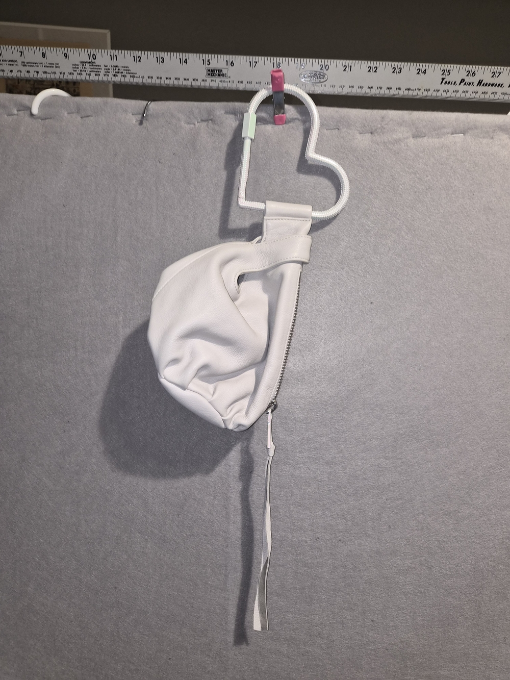 Aimee Kestenberg White Leather Convertible Belt/Crossbody Bag
